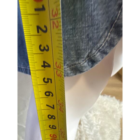 J.Crew Chambray Shirt Dress Women M 100% Cotton Button Front Long Sleeve - Picture 2 of 7